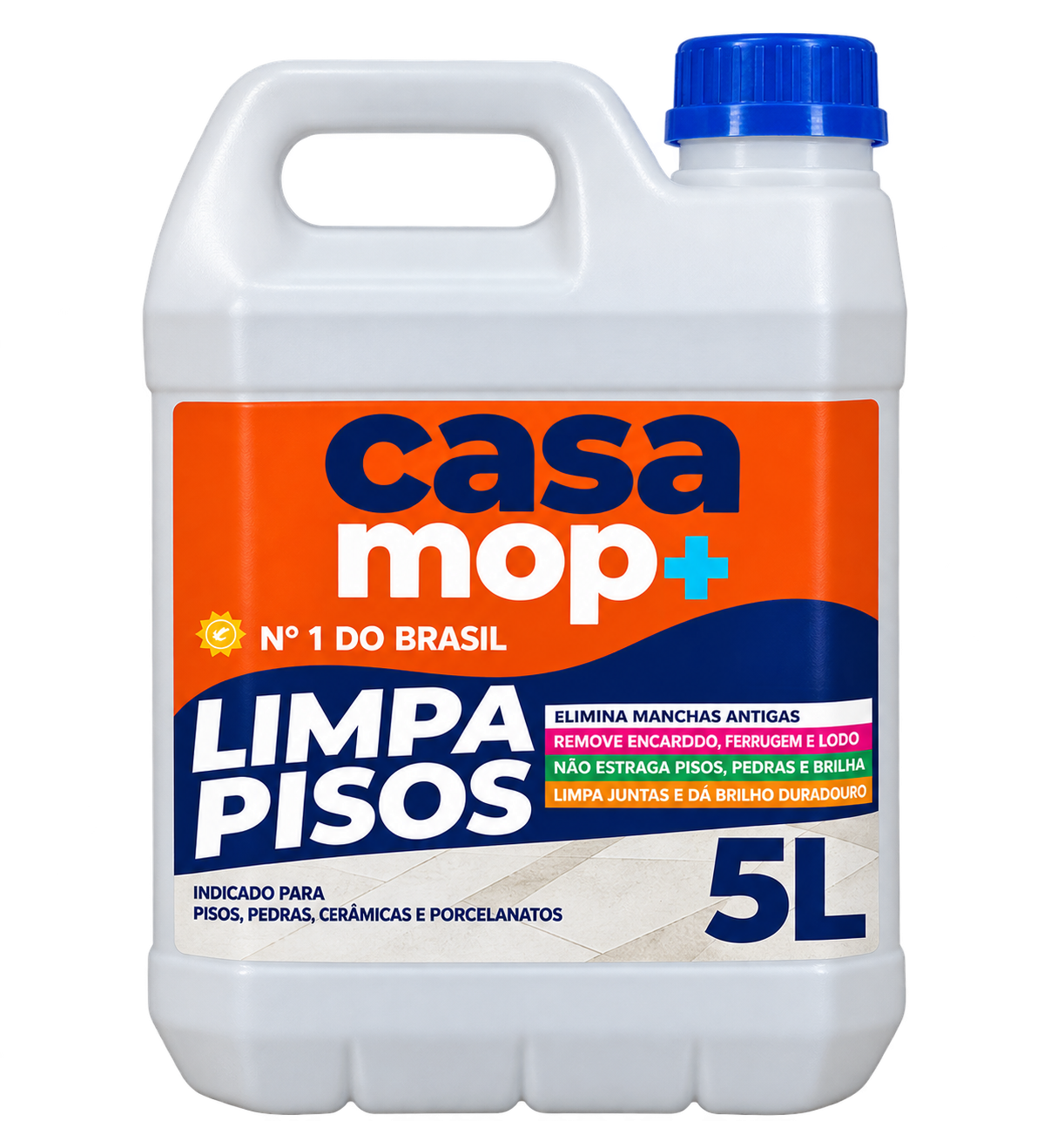 Galão Casa Mop+ Limpa Pisos 5L